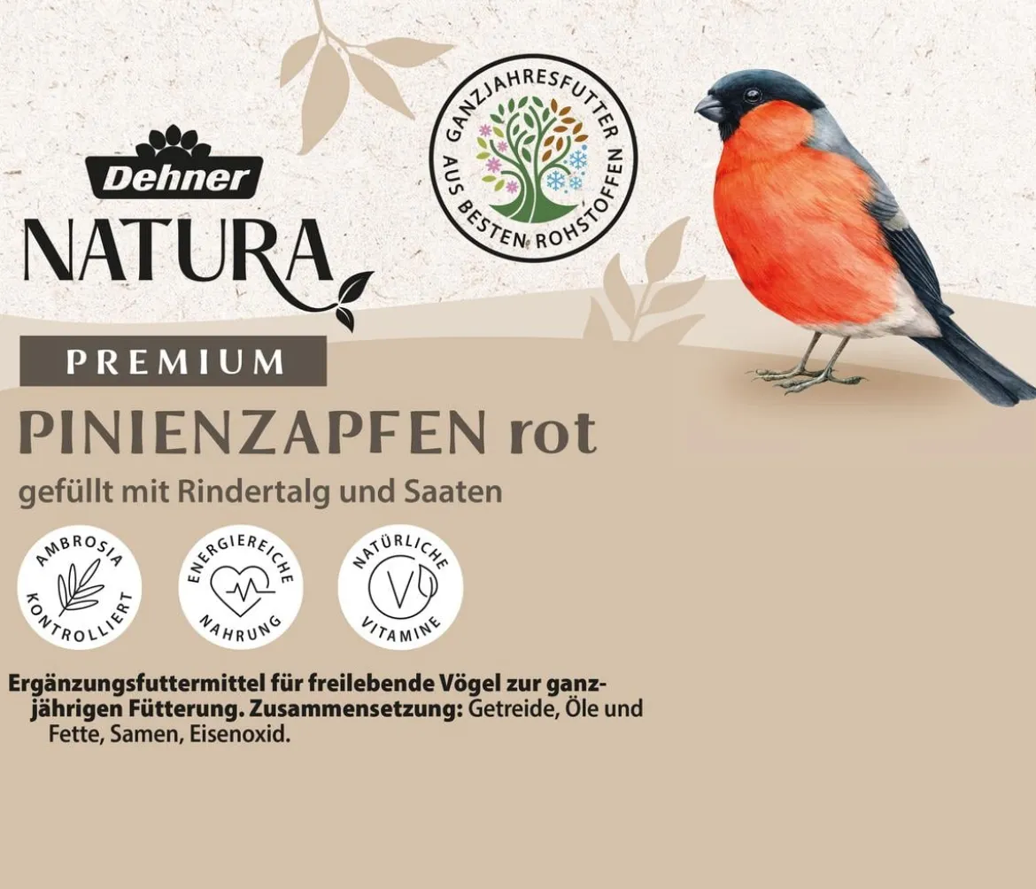 Dehner Natura Premium Wildvogelfutter Pinienzapfen