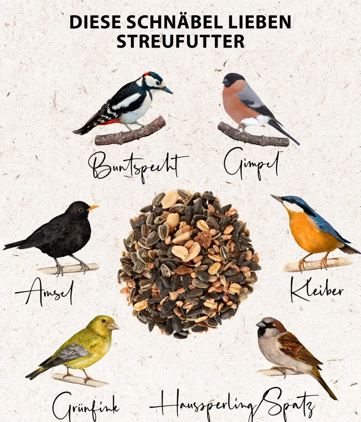 Dehner Natura Premium Wildvogel Streufutter