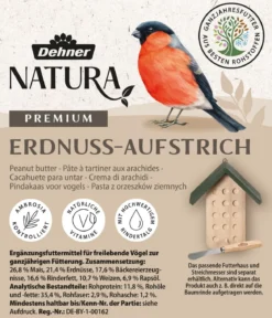 Dehner Natura Premium Wildvogelfutter Erdnuss-Aufstrich, 2 kg