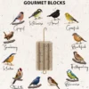 Dehner Natura Premium Wildvogelfutter Gourmet Blocks mit Vogelbeeren, 6 Stk á ca. 90 g