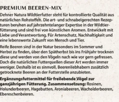Dehner Natura Premium Wildvogelfutter Beeren-Mix, 500 g