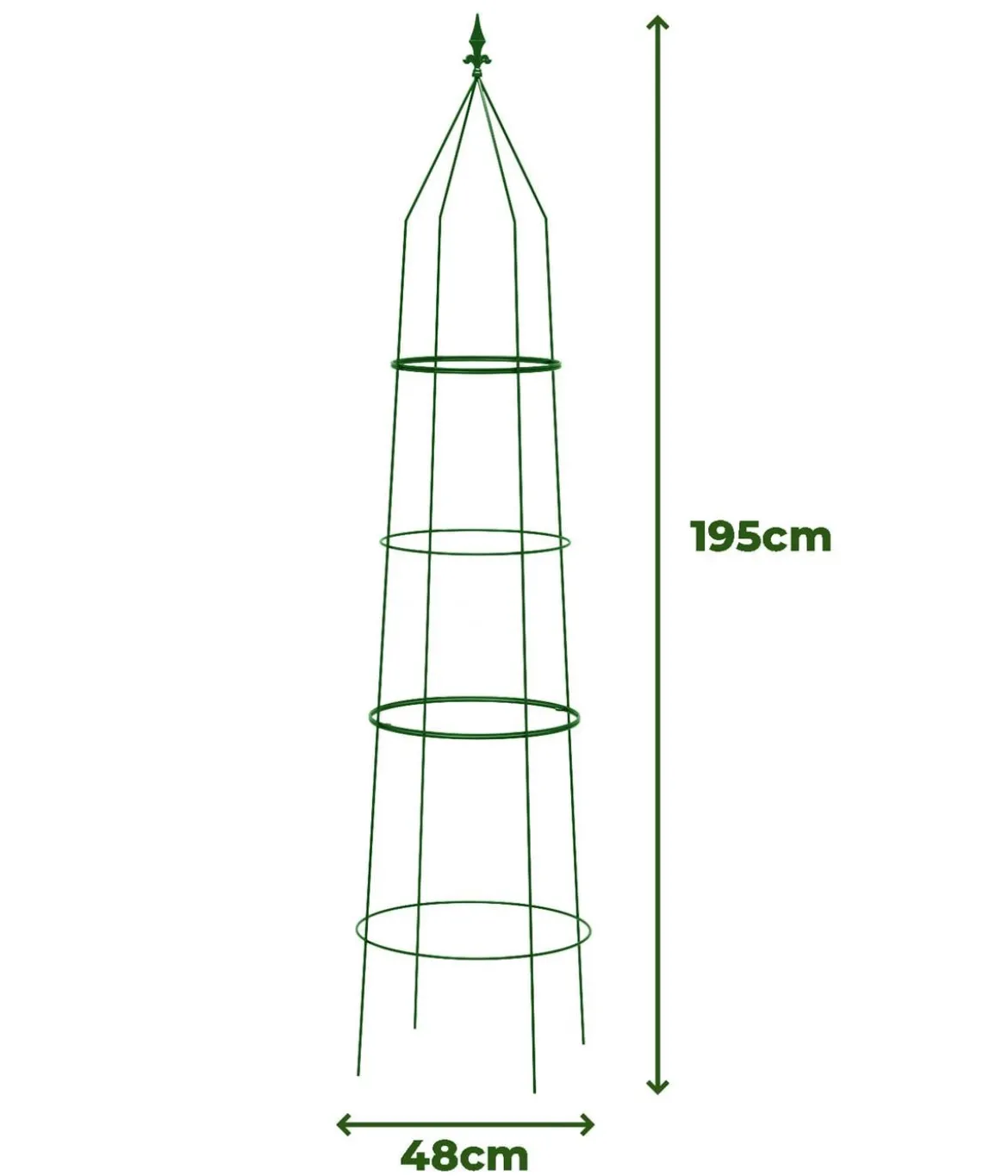 Dehner Obelisk-Set Ilaria, 2-teilig