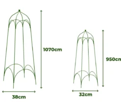 Dehner Obelisk-Set Tenda, 2-teilig