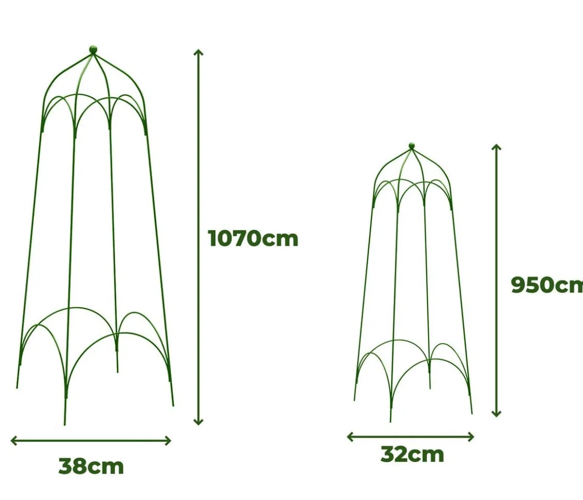 Dehner Obelisk-Set Tenda, 2-teilig