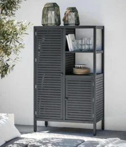 Dehner Outdoor-Küche Hochschrank Southampton, ca. B100/H165/T50 cm