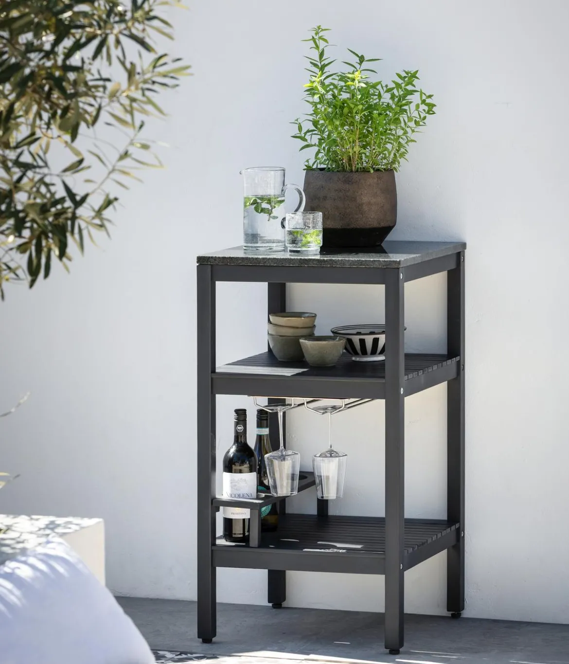 Dehner Outdoor-Küche Regal Southampton, ca. B50/H90/T50 cm