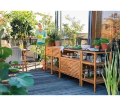 Dehner Outdoor-Küche Schrank Southampton, ca. B100/H90/T50 cm
