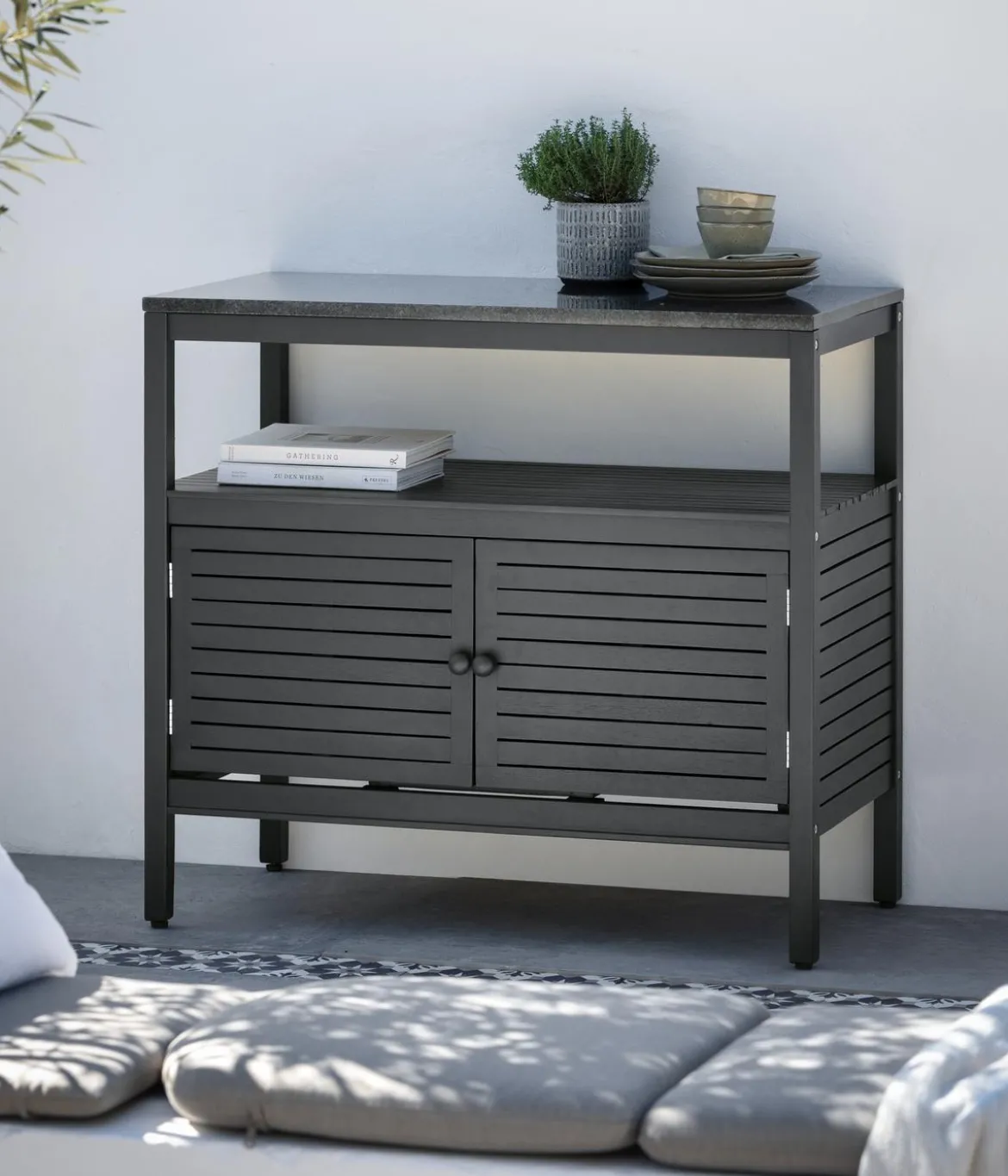 Dehner Outdoor-Küche Schrank Southampton, ca. B100/H90/T50 cm