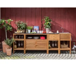 Dehner Outdoor-Küche Spülschrank Southampton, ca. B52,5/H90/T50 cm