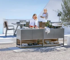 Dehner Outdoor-Küche Spülschrank Loop, ca. B110/H91,5/T60 cm