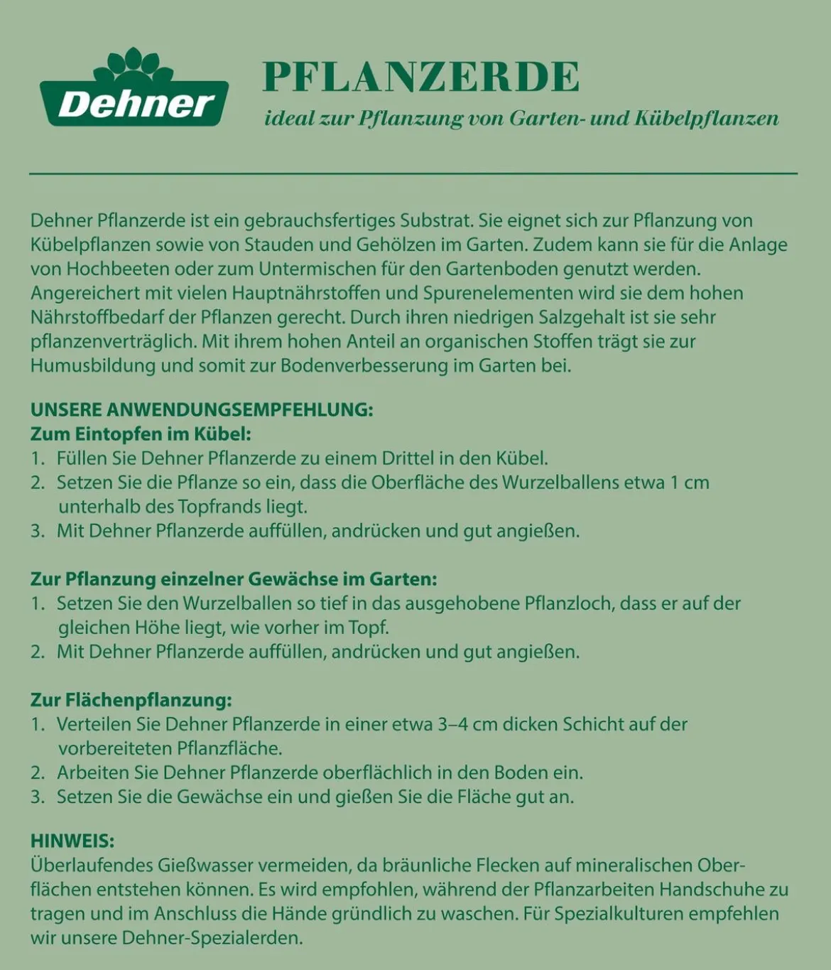 Dehner Pflanzerde, 39 x 60 Liter