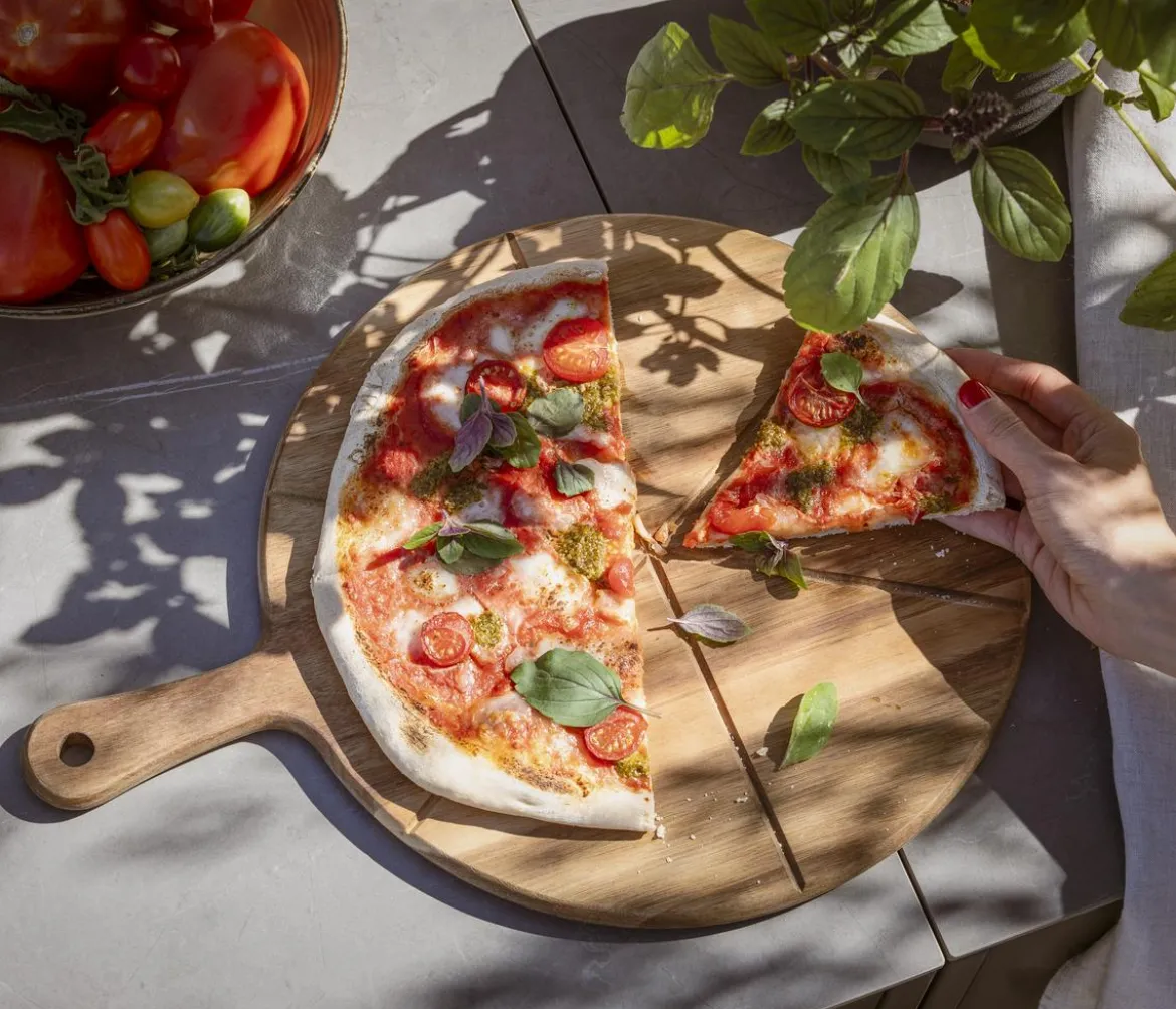 Dehner Pizzaschneidebrett, ca. B43/H1,5/T32 cm