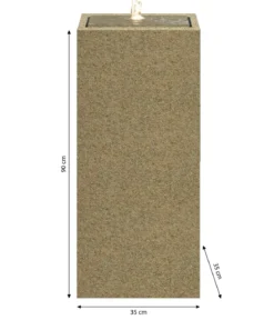 Dehner Polyethylen-Solarbrunnen Glonn, ca. H90 cm