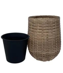 Dehner Polyrattan-Flechttopf Tulum, rund