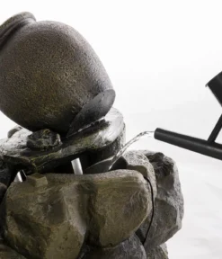 Dehner Polyresin-Gartenbrunnen Soltero, solarfähig, ca. H54,4 cm