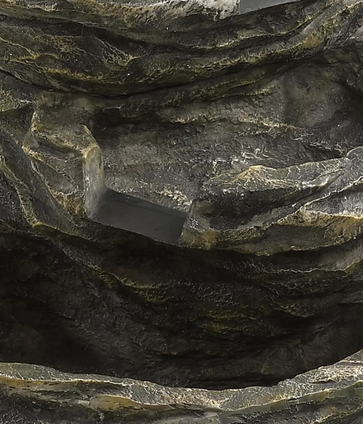 Dehner Polyresin-Gartenbrunnen Roccia, solarfähig, ca.H99 cm