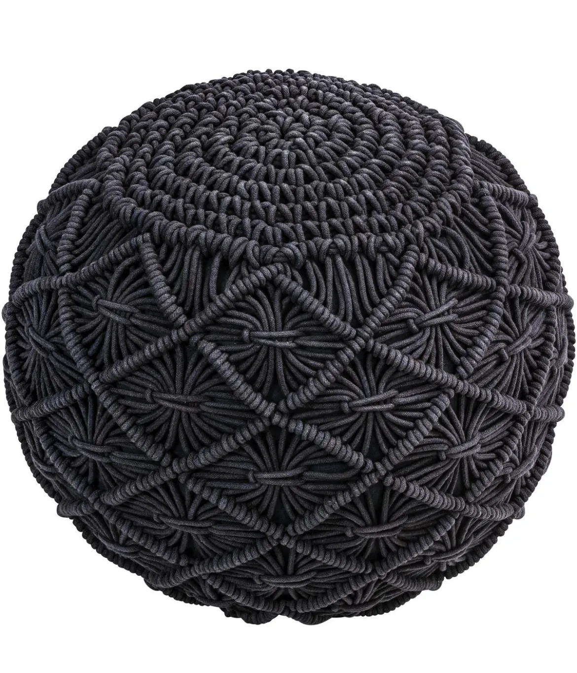 Dehner Pouf Sanna, ca. Ø40/H40 cm