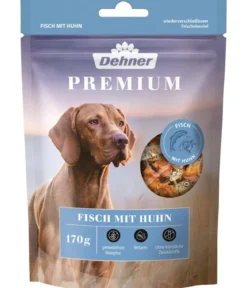 Dehner Premium Hundesnack Fisch mit Huhn, 170 g