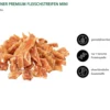 Dehner Premium Hundesnack Fleischstreifen Mini