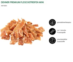 Dehner Premium Hundesnack Fleischstreifen Mini