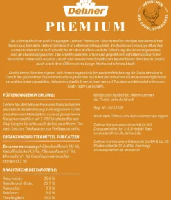 Dehner Premium Katzensnack Fleischstreifen, Hähnchen, 45 g