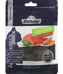 Dehner Premium Katzensnack Kängurufleisch mit Kurkuma, 45 g