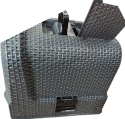 Dehner Premium Katzentoilette Jolie, grau, ca. B42/H41/T69 cm
