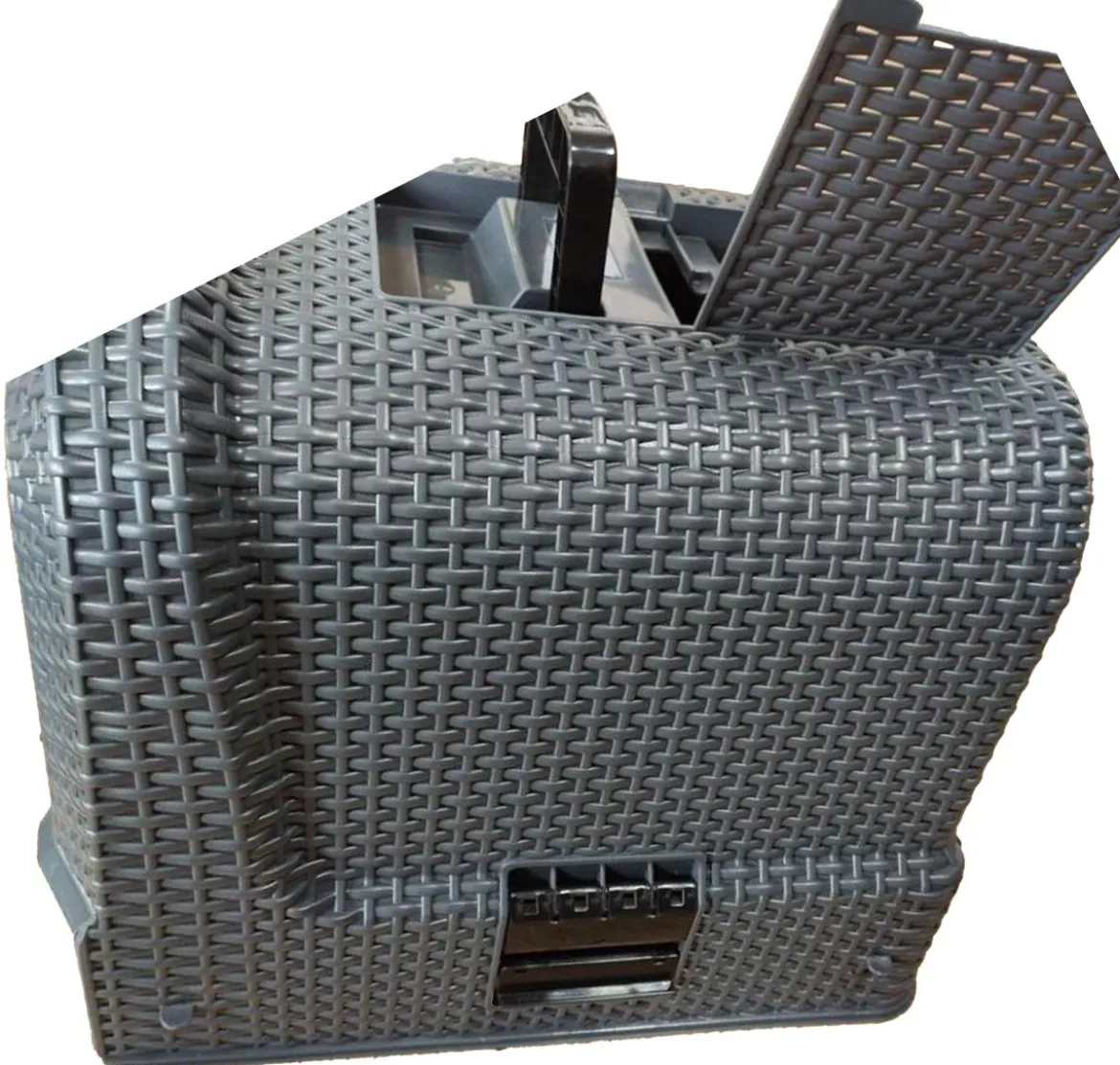 Dehner Premium Katzentoilette Jolie, grau, ca. B42/H41/T69 cm