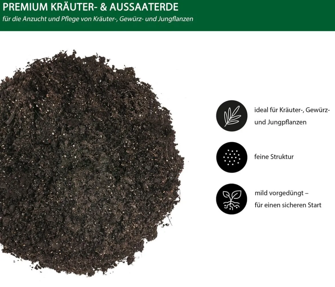 Dehner Premium Kräuter- & Aussaaterde