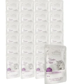 Dehner Premium Lovely Katzensnack Filets in Brühe Trautes Heim, 24 x 40 g