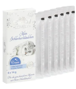 Dehner Premium Lovely Katzensnack Cream Mein Schleckermäulchen, 12 x 6 x 14 g