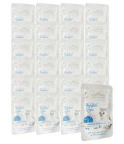 Dehner Premium Lovely Katzensnack Filets in Brühe Wohlfühl-Zone, 24 x 40 g