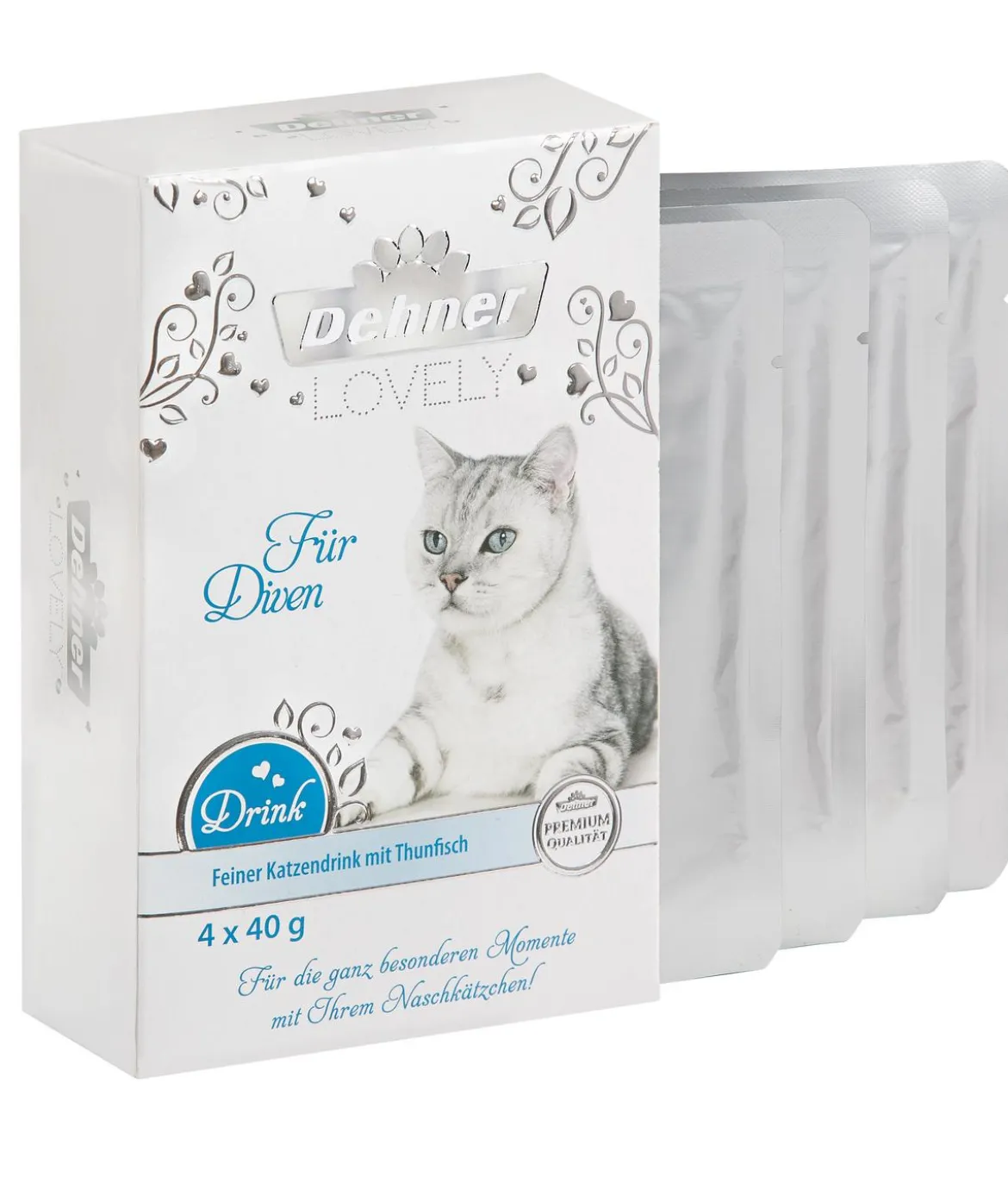 Dehner Premium Lovely Katzensnack Drink Für Diven, 48 x 40 g