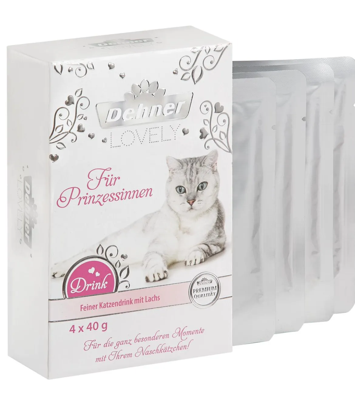 Dehner Premium Lovely Katzensnack Drink Für Prinzessinnen, 48 x 40 g