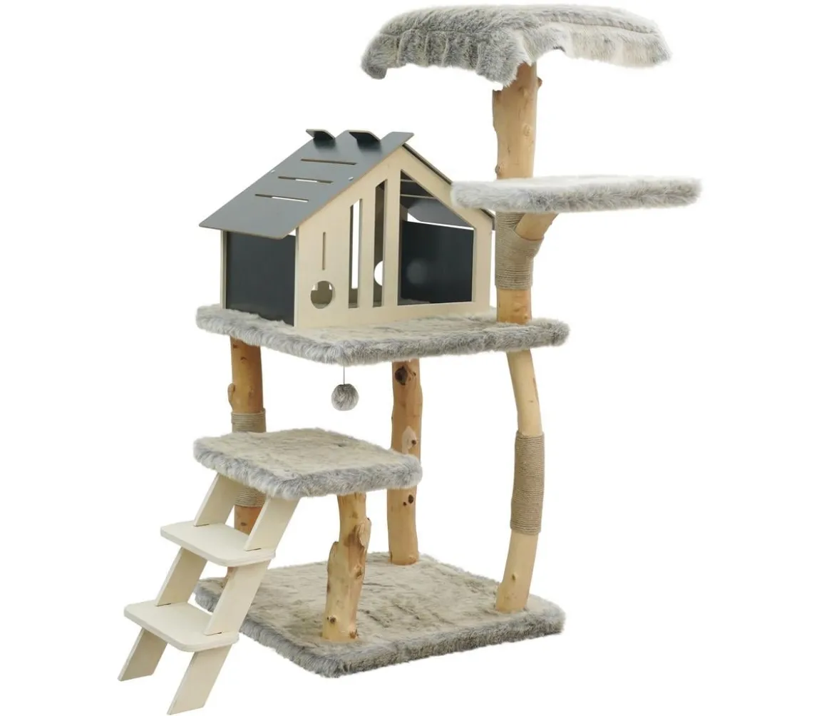 Dehner Premium Lovely Kratzbaum Aufspringen & Runterkommen, ca. B106/H129/T92 cm