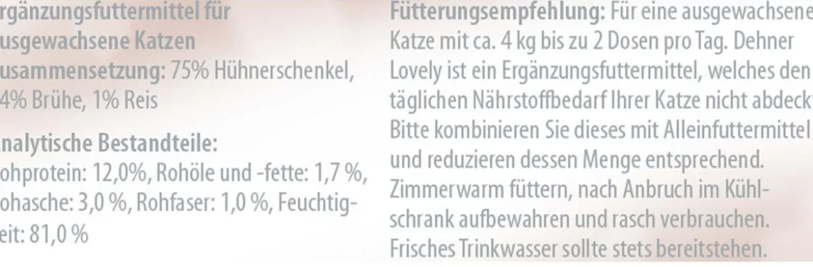Dehner Premium Lovely Nassfutter für Katzen Nur für dich!, 24 x 70 g