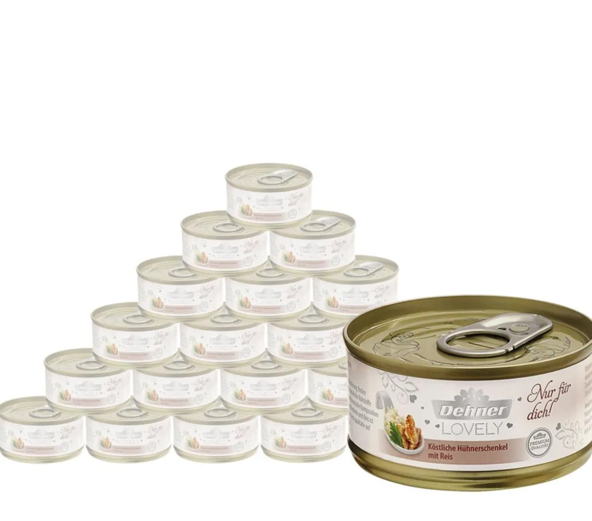 Dehner Premium Lovely Nassfutter für Katzen Nur für dich!, 24 x 70 g