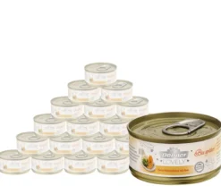 Dehner Premium Lovely Nassfutter für Katzen Bis später!, 24 x 70 g
