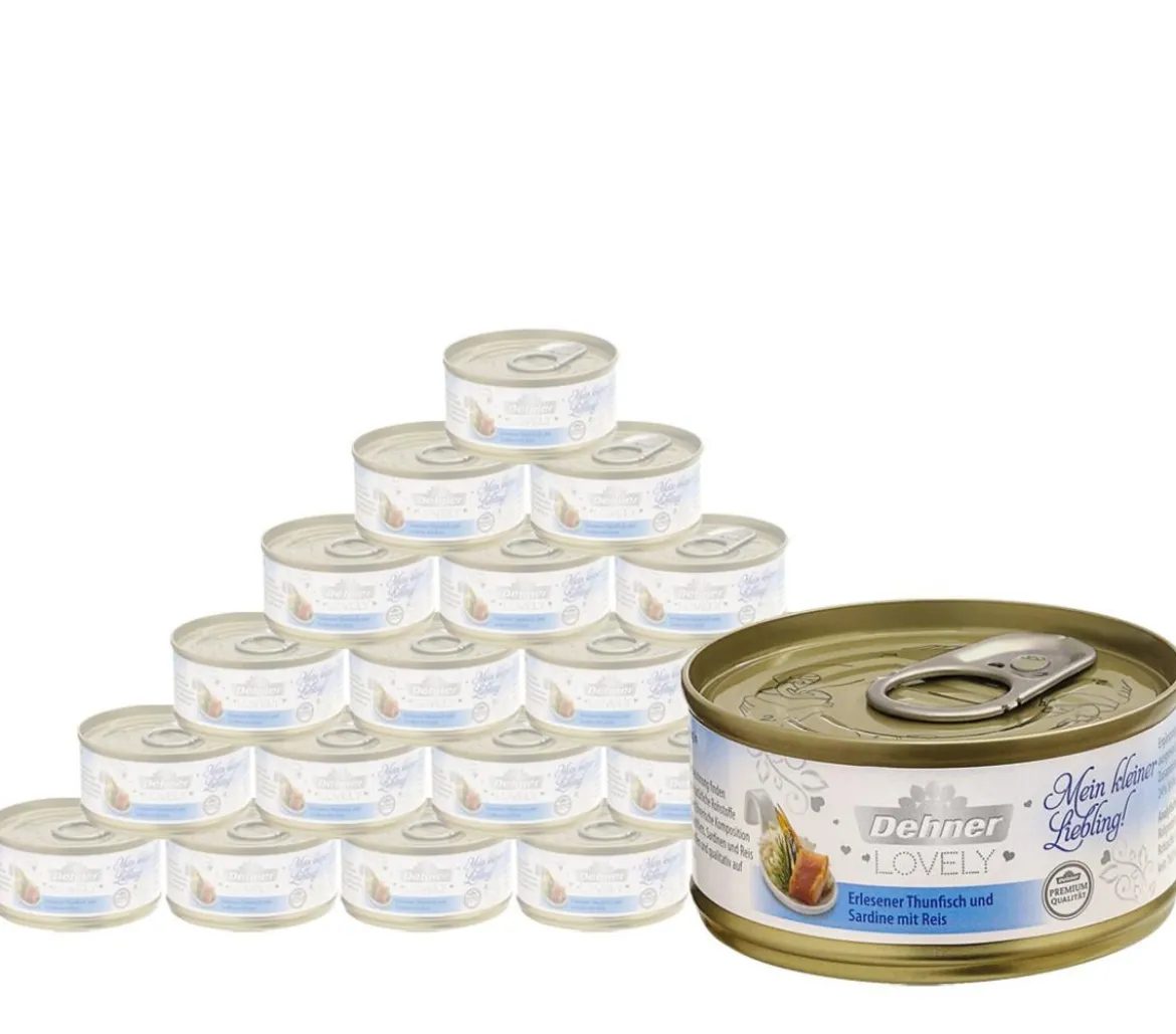 Dehner Premium Lovely Nassfutter für Katzen Mein kleiner Liebling!, 24 x 70 g