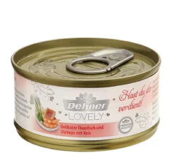 Dehner Premium Lovely Nassfutter für Katzen Hast du dir verdient!, 24 x 70 g