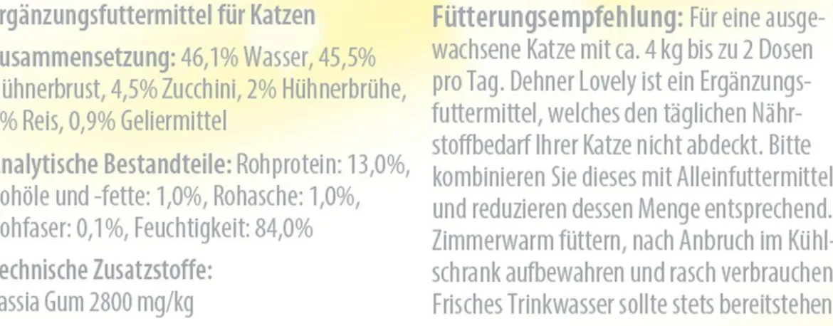 Dehner Premium Lovely Nassfutter für Katzen in Gelee Hallo, mein Schatz!, 24 x 85 g