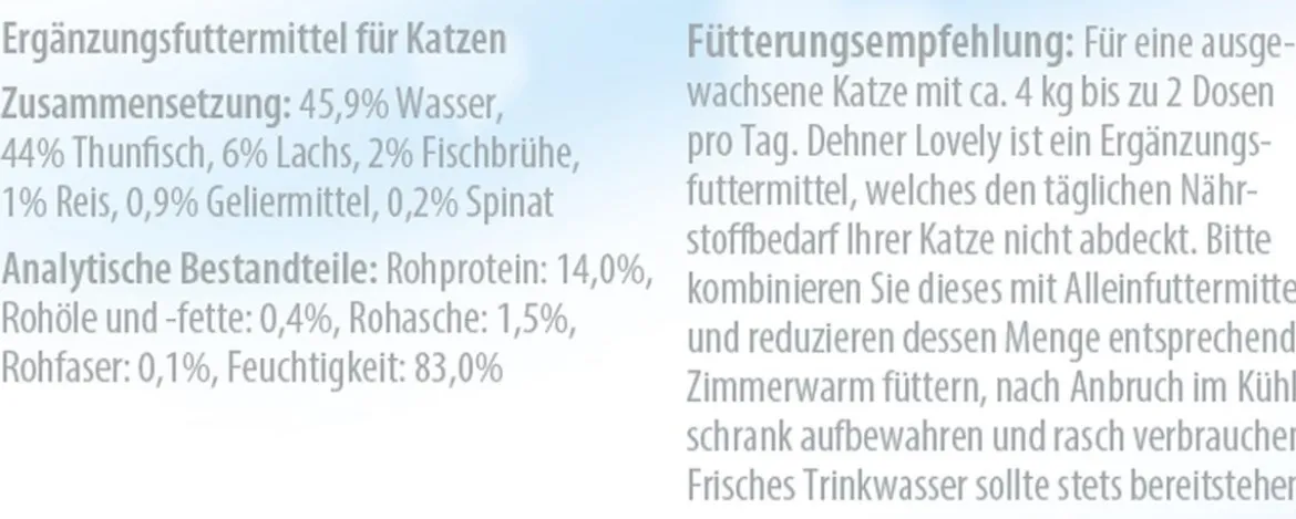 Dehner Premium Lovely Nassfutter für Katzen in Gelee Komm naschen!, 24 x 85 g