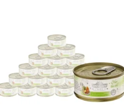 Dehner Premium Lovely Nassfutter für Katzen Hier bin ich!, 24 x 70 g