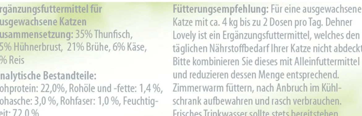 Dehner Premium Lovely Nassfutter für Katzen Hier bin ich!, 24 x 70 g