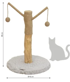 Dehner Premium Lovely Natur-Kratzbaum Auspowern & Ausspannen