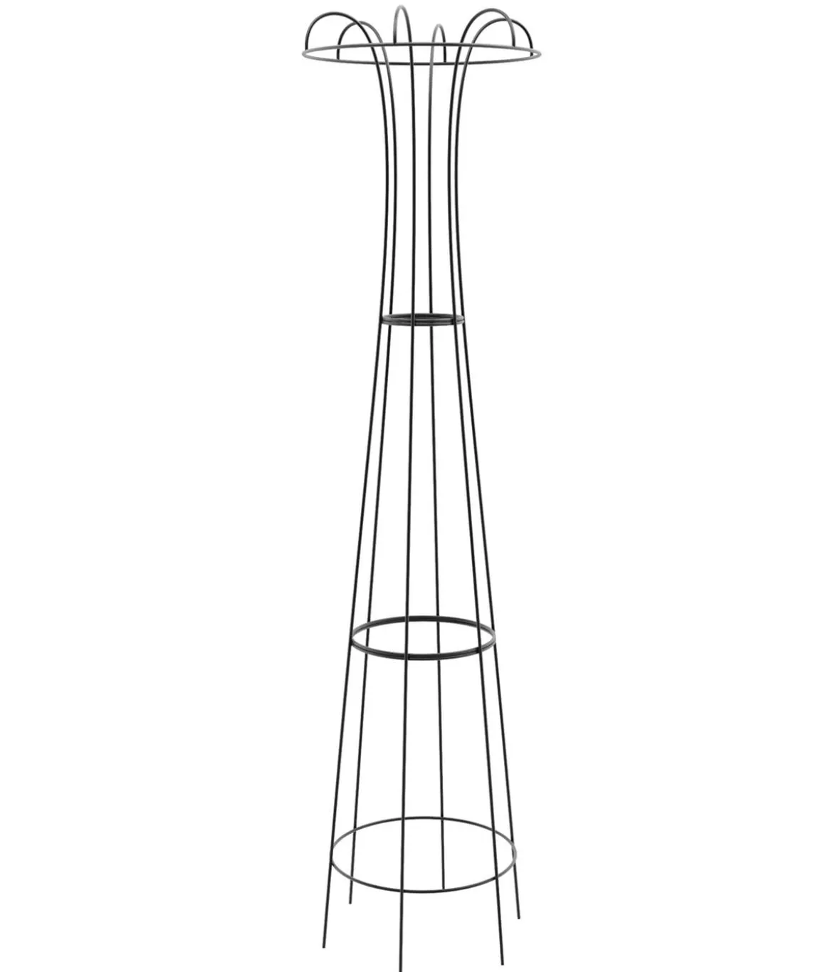 Dehner Premium Metall-Obelisk Maxima, schwarz