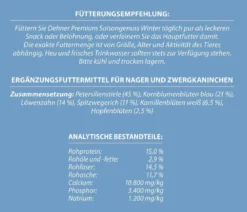 Dehner Premium Nagersnack Saisongenuss Winter, 500 g