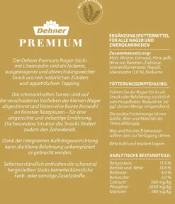Dehner Premium Nager-Sticks, 3 x 150 g
