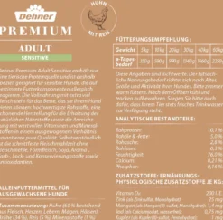 Dehner Premium Nassfutter für Hunde Adult Sensitive