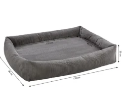 Dehner Premium Orthopädisches Hundebett Yumah, rechteckig, ca. B120/H23/T90 cm